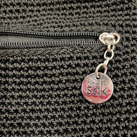 The Sak Black Crochet Shoulder Bag - Picture 4 of 10